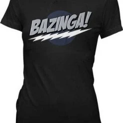 Ripple Junction Shirts / Tops The Big Bang Theory Bazinga! Juniors T-shirt