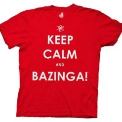 Ripple Junction The Big Bang Theory Keep Calm And Bazinga T-shirt