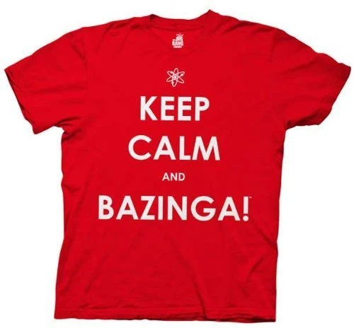 Ripple Junction The Big Bang Theory Keep Calm And Bazinga T-shirt 1 Ripple Junction The Big Bang Theory Keep Calm And Bazinga T-shirt