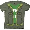 Ripple Junction Shirts / Tops Leonard Hofstadter Costume Adult Olive Green T-Shirt