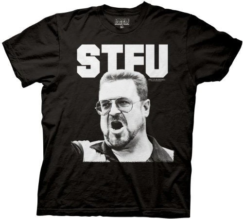 Ripple Junction Big Lebowski STFU Walter T-Shirt 1 Ripple Junction Big Lebowski STFU Walter T-Shirt