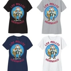 Isaac Morris Los Pollos Hermanos Logo Juniors T-Shirt Shirts / Tops