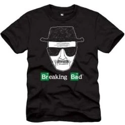 Isaac Morris Shirts / Tops Breaking Bad Walter White Heisenberg Adult Black T-shirt