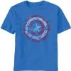 Trevco Captain America Glass Shield Shatter T-shirt Shirts / Tops