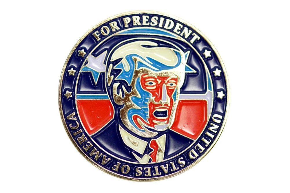 Costume Agent 2016 Trump Clinton For President Flip Coin 2 Costume Agent 2016 Trump Clinton For President Flip Coin