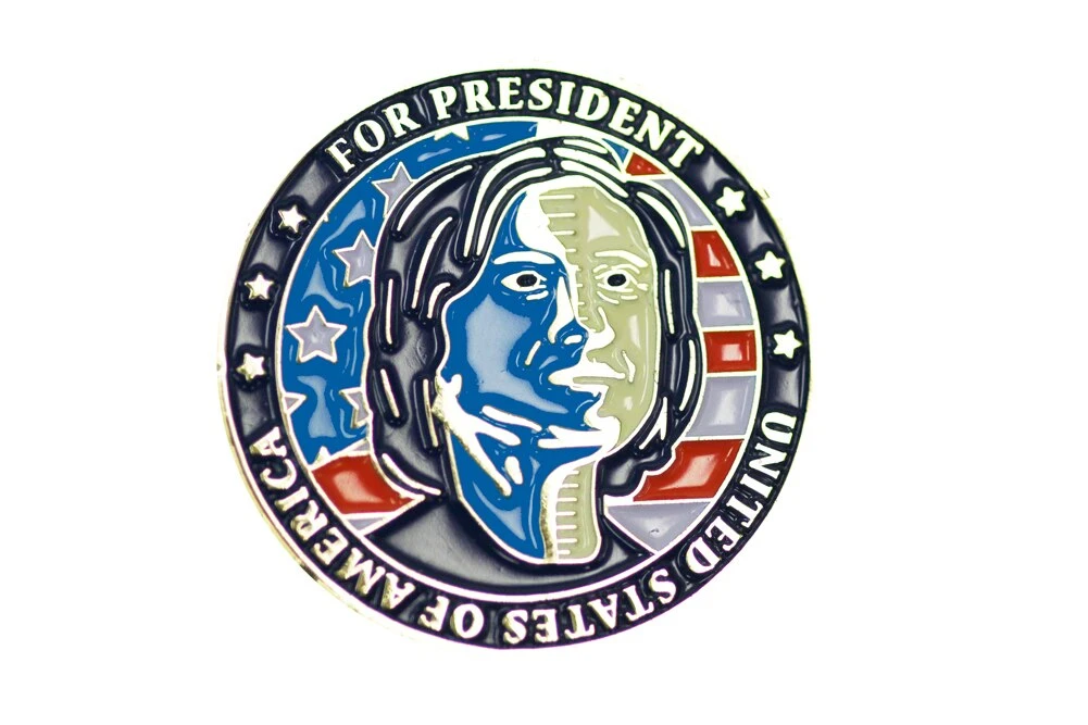 Costume Agent 2016 Trump Clinton For President Flip Coin 3 Costume Agent 2016 Trump Clinton For President Flip Coin