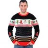 Mighty Fine Sweaters & Sweatshirts Grateful Dead Dancing Bears Ugly Christmas Sweater