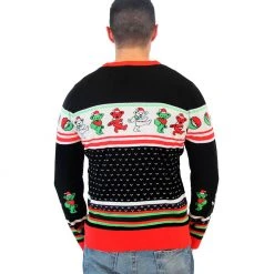 Mighty Fine Sweaters & Sweatshirts Grateful Dead Dancing Bears Ugly Christmas Sweater