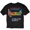 Changes Shirts / Tops Periodic Table Of Superhero T-Shirt