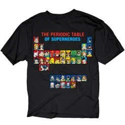 Changes Shirts / Tops Periodic Table Of Superhero T-Shirt