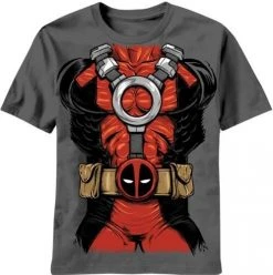 Mighty Fine Deadpool Ed Pool Costume T-shirt Shirts / Tops