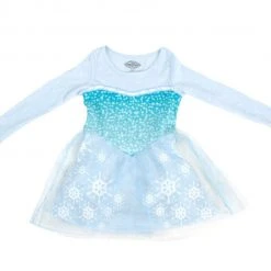 Mighty Fine Kids / Infants I Am Elsa Long Sleeve Girls Glitter Costume Dress