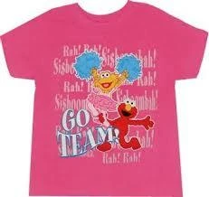 Mighty Fine Sesame Street Go Team Elmo Zoe Toddler T-Shirt Shirts / Tops