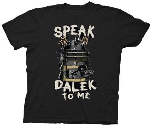Ripple Junction Shirts / Tops Doctor Who Speak Dalek To Me T-Shirt 1 Ripple Junction Shirts / Tops Doctor Who Speak Dalek To Me T-Shirt