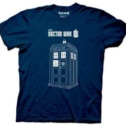Ripple Junction Shirts / Tops Series 7 Linear TARDIS T-Shirt
