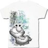 Mighty Fine Shirts / Tops Sesame Street Elmo Graffiti T-Shirt