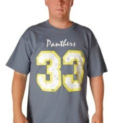 Art Box Men's Shirts Football Panthers 33 Riggins T-Shirt