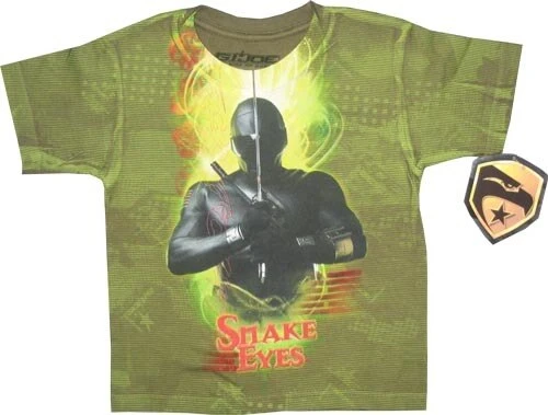 Goodie Two Sleeves Shirts / Tops G.I. Joe The Rise Of Cobra Snake Eyes T-Shirt 1 Goodie Two Sleeves Shirts / Tops G.I. Joe The Rise Of Cobra Snake Eyes T-Shirt