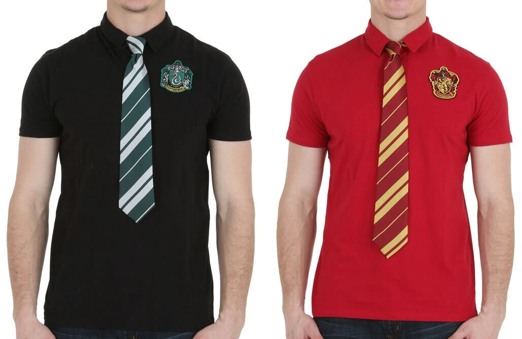 Bioworld Harry Potter Hogwarts Crest Polo With Tie 1 Bioworld Harry Potter Hogwarts Crest Polo With Tie