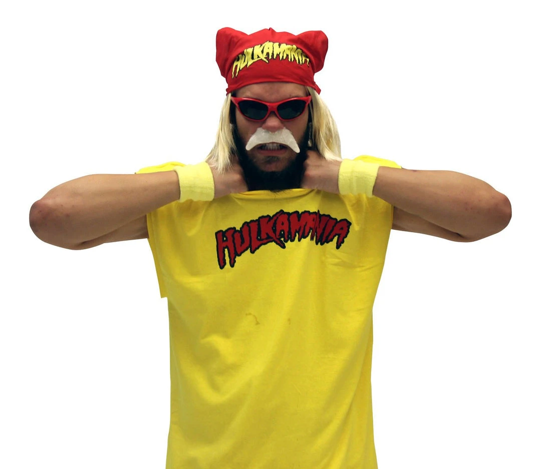 Costume Agent Hulk Hogan Hulkamania Complete Costume Set Reality / Sports / Other 4 Costume Agent Hulk Hogan Hulkamania Complete Costume Set Reality / Sports / Other