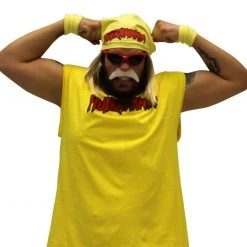 Costume Agent Hulk Hogan Hulkamania Complete Costume Set Reality / Sports / Other
