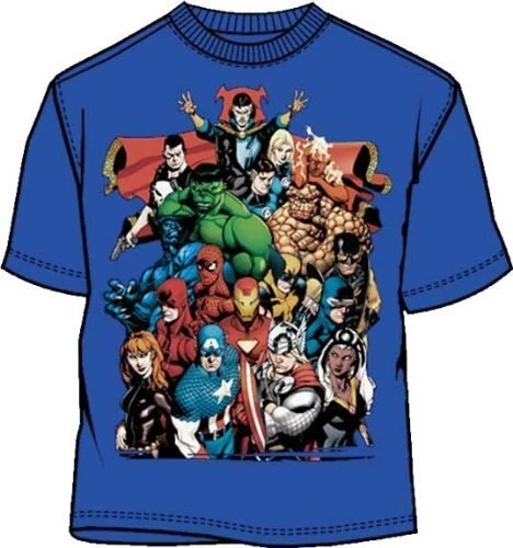 Mad Engine Shirts / Tops Marvel Comics Team-Ups Brazen Heroes T-shirt 1 Mad Engine Shirts / Tops Marvel Comics Team-Ups Brazen Heroes T-shirt