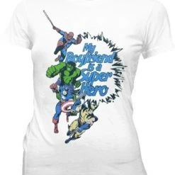 Mighty Fine Shirts / Tops My Boyfriend Is A Superhero T-shirt