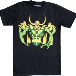 Mighty Fine Loki God Of Mischief Hands Up T-Shirt Shirts / Tops
