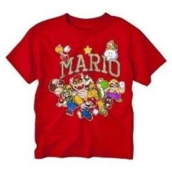Triangle Knitting Mills Nintendo Super Mario Bros. Characters T-Shirt