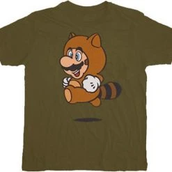 Fifth Sun Nintendo Super Mario Tanooki Suit T-shirt GAMES