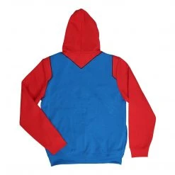 Fifth Sun Hoodies Super Mario Bros Mario Costume Zip Up Hoodie Sweatshirt