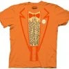 Ripple Junction Dumb & Dumber Tuxedo Tux Costume Orange T-Shirt