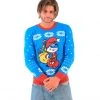 Junk Food The Smurfs Papa Smurf As Santa Ugly Christmas Sweater Sweaters & Sweatshirts