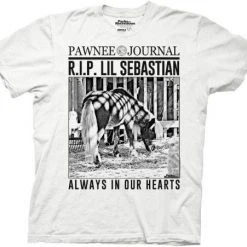 Ripple Junction RIP Lil Sebastian Pawnee Journal T-Shirt Shirts / Tops