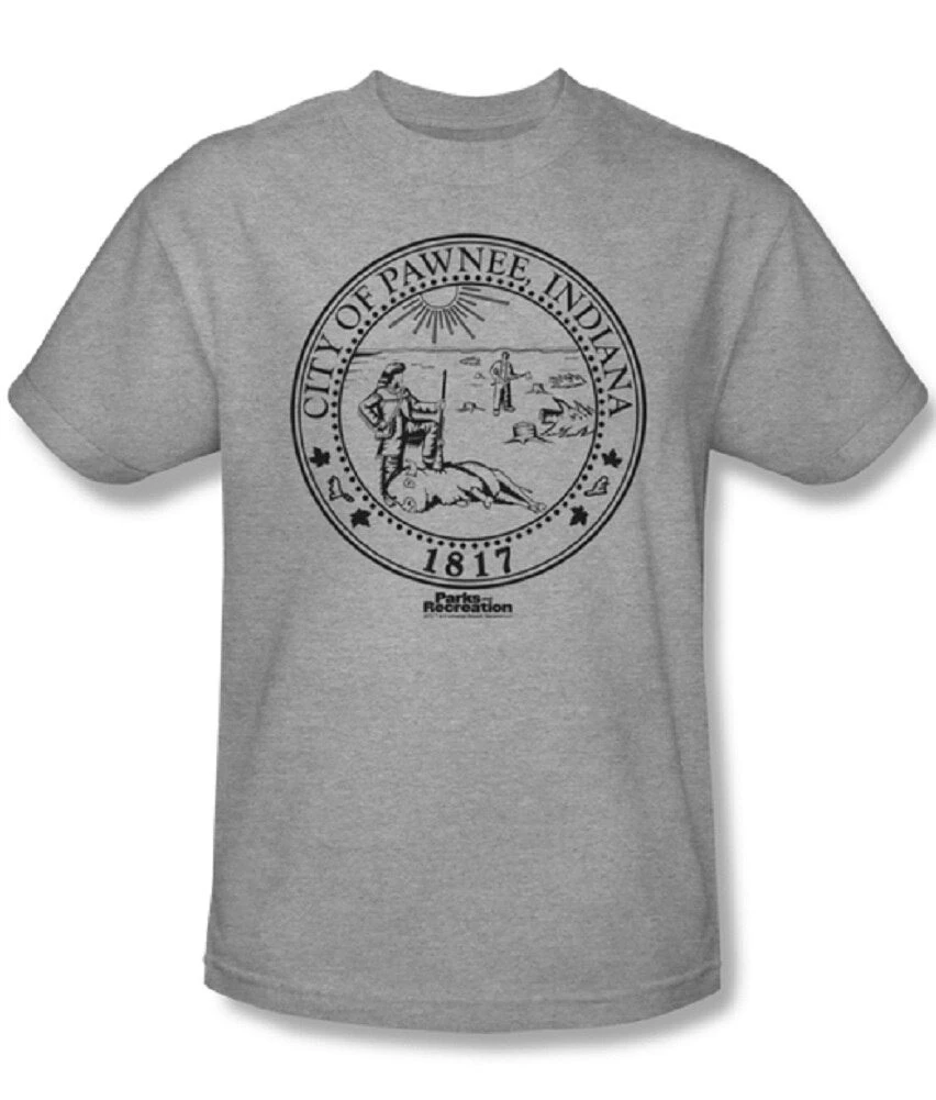 Trevco Parks And Recreation Pawnee Seal T-Shirt 1 Trevco Parks And Recreation Pawnee Seal T-Shirt