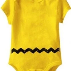 Art Box Baby Shirts Charlie Brown Costume Yellow Romper