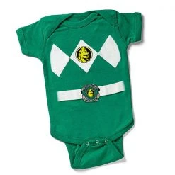 Mighty Fine Power Rangers Baby Ranger Costume Romper Infant Snapsuit 12 Mighty Fine Power Rangers Baby Ranger Costume Romper Infant Snapsuit
