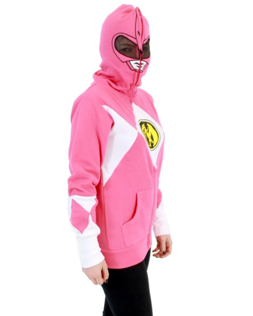 Mighty Fine Hoodies I Am Pink Ranger Full Zip Costume Hoodie Sweatshirt 2 Mighty Fine Hoodies I Am Pink Ranger Full Zip Costume Hoodie Sweatshirt