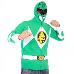 Mighty Fine Power Rangers Green Ranger Hoodie