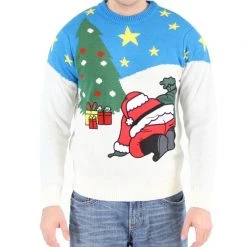 Costume Agent Santa's Butt Crack Ugly Christmas Sweater