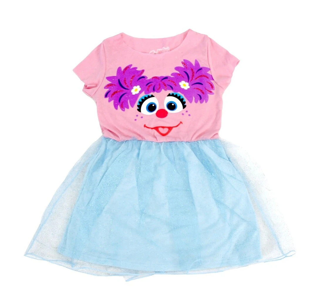 Mighty Fine Sesame Street Abby Glitter Dress 1 Mighty Fine Sesame Street Abby Glitter Dress