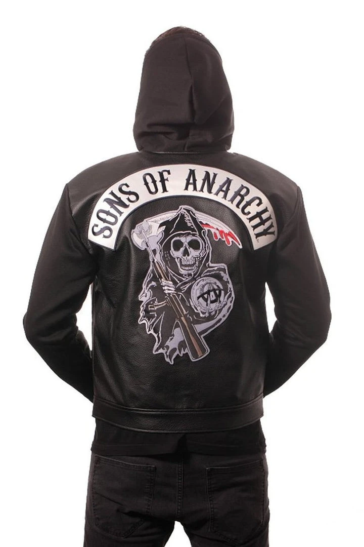 Piston Clothing SOA Road Gear Leather Jacket With Hood 2 Piston Clothing SOA Road Gear Leather Jacket With Hood