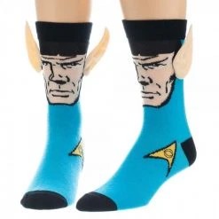 Vendor-unknown Star Trek Spock Crew Socks With Ears