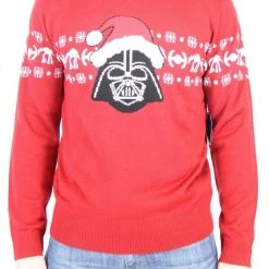 Mighty Fine Darth Vader Santa Hat Ugly Christmas Sweater