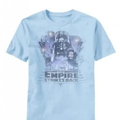 Mad Engine Shirts / Tops Star Wars Purple Empire Strikes Back Adult T-Shirt