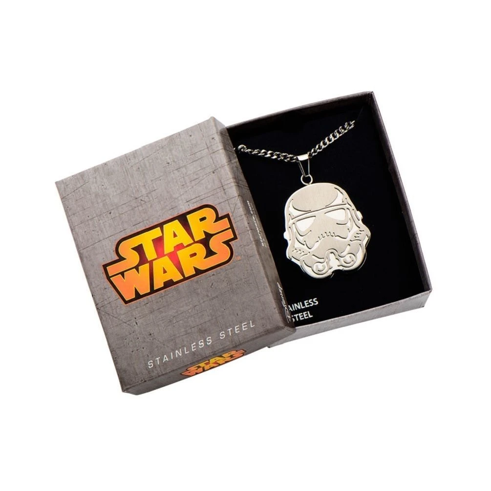 Body Vibe Accessories / Footwear Stormtrooper Stainless Steel Necklace 3 Body Vibe Accessories / Footwear Stormtrooper Stainless Steel Necklace
