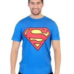 Kids Republic SupermanLogo Men's Performance Athletic T-Shirt