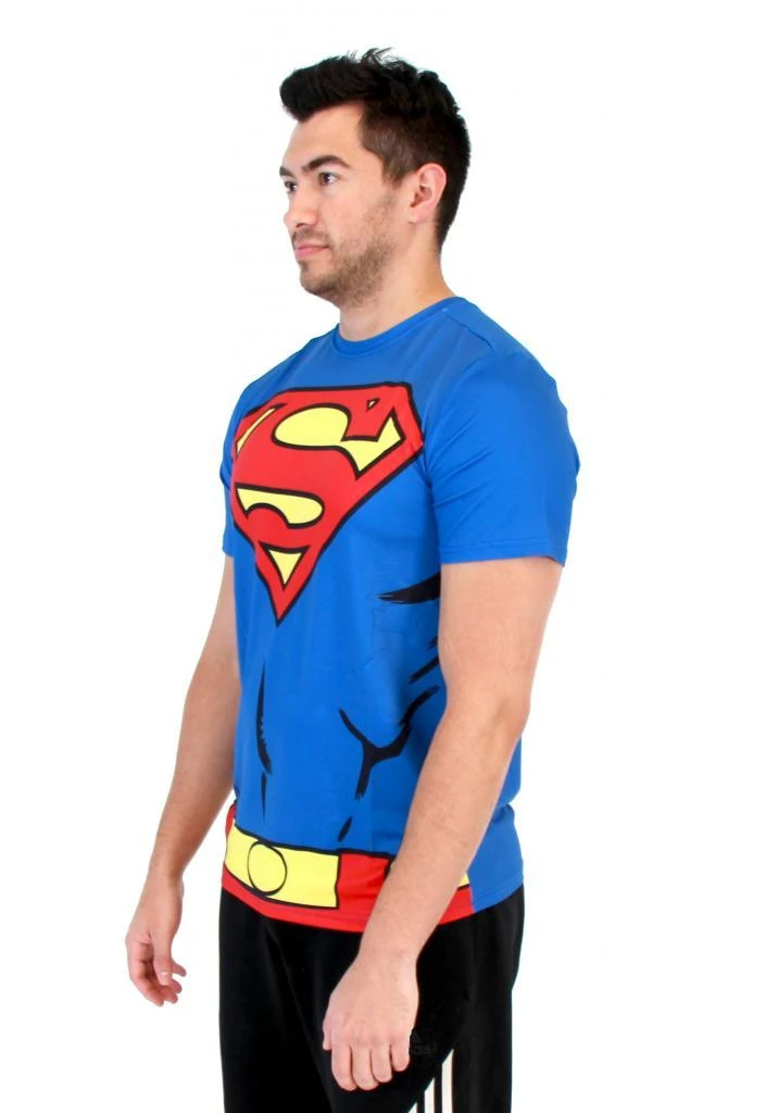 Kids Republic Shirts / Tops Superman Men's Performance Athletic Costume T-Shirt 4 Kids Republic Shirts / Tops Superman Men's Performance Athletic Costume T-Shirt