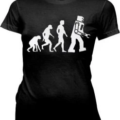 Art Box The Big Bang Theory Robot Evolution T-shirt
