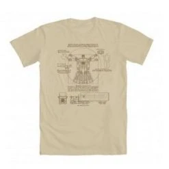 Mighty Fine Transformers Optimus Prime As Vitruvian T-Shirt